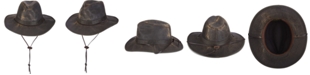 Dorfman Pacific Men's Weathered Big-Brim Safari Hat